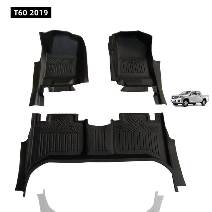 Produk Baru Kalis Air Berkualiti Tinggi 5D TPE Kereta Mat Kegunaan Untuk T60 2019