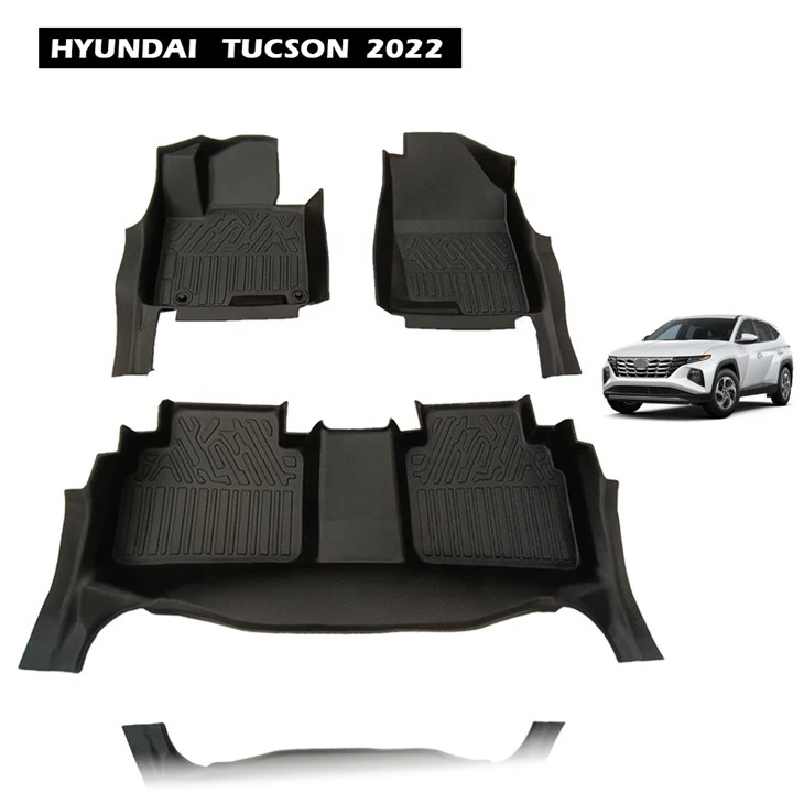 5D TPE Waterproof Anti-Slip Floor Liners For Hyundai Tucson 2022