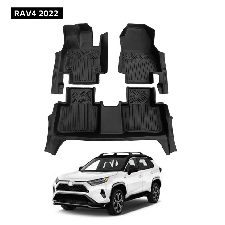 Kilang Dalaman Kereta Hot Sell Automotive 5d Car Mats Floor Mat Car For RAV4