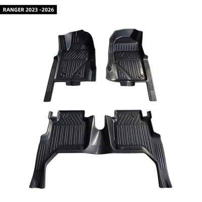 Tikar Kereta Tersuai Dalam Talian Kilang Tikar Kereta Gentian Karbon Untuk RANGER-2023--2026