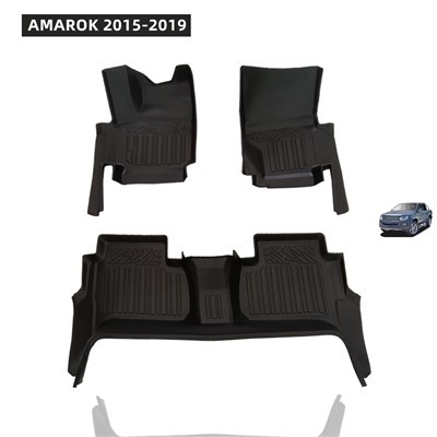Custom-Tikar Lantai Kereta TPE Sesuai Untuk AMAROK 2015-2019|Perlindungan Semua Cuaca